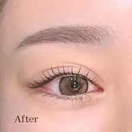 《mina式》骨格似合わせアイブロウWAX＋アイブロウパーマ＋まつ毛パーマ(上)