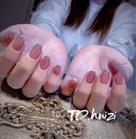 ins話題なガラスフレンチ ベースにカラーをした後ラメフレンチ+ホログラム仕上げ☆初回ソフトジェルオフ込み