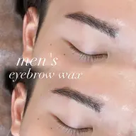 【メンズ専用】✨アイブロウWAX脱毛✨〔毛流れ矯正＋¥500〕