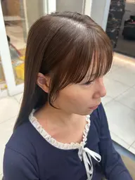 顔周りカット×艶カラー×スプリナージュトリートリートメント️🧸🧼