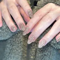 【オフ無】フラッシュネイル💜📸