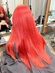 カット➕ケアブリーチ🌈➕PREMIUMカラー👑ロング料金あり)