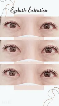 【韓国束間】フラットラッシュ120本LED変更とオフ無料