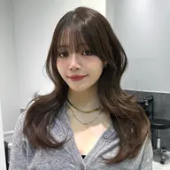 【🤍人気No,3🤍】小顔に見える🤍顔周りカット+大人っぽな艶感🤍ダブルケアカラー+🤍髪質改善トリートメント