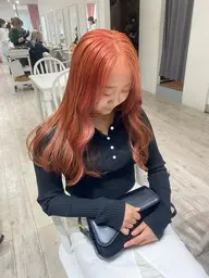 黒髪卒業㊗️ ブリーチ１回＋カラー＋トリートメント