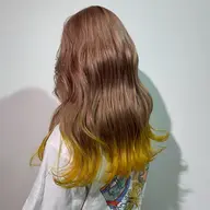 前髪カット➕デザインカラー【ブリーチ込み】U24🖤⭐️