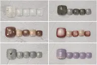 4月7日【フットシンプル6種類から選べる】ソフトジェルオフ込練習モデル