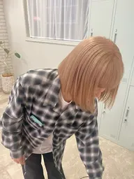 リタッチブリーチ+カラー