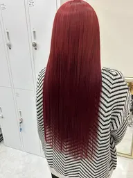 カット+ケアブリーチ+全体カラー+トリートメント(カット→メンズはお断りさせていただきます)