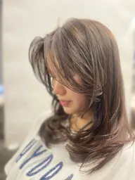 👩🏼ブリーチ無し👩🏼透明感カラー&1ステップトリートメント