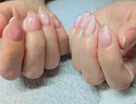 🆕クリアベースフレンチ*ストーンアート2本ok(ソフトジェル)💎オフなし