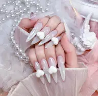 オフあり／ケア込 ✨チップ長さ出し4本アートパーツやり放題¥8500✨