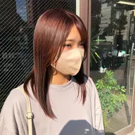 全体カラー＋シャンプーブロー＋シェルパトリートメント🧴