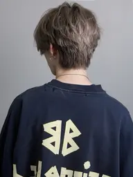 【透明感が好きな方にオススメ🫶🏻】ブリーチなしダブルカラー＋高保湿トリートメント✨