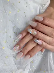 Hand】チップ長さだし/パーツ付け放題 ワンカラー/シンプル