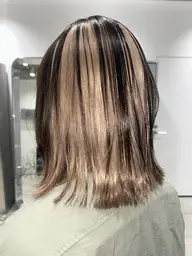 【ちょっとしたイメチェンに💖】Design color ブリーチ込み＋cut＋treatment