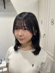 フロント･韓国顔周りカット🇰🇷  全体巻きも可能.ᐟ.ᐟ