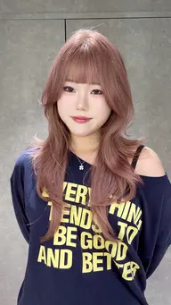 【⭐️🎓3月ミニモ学割限定🎓⭐️】韓国ハッシュカット、レイヤーカット×ケアブリーチカラー×オリジナルトリートメント