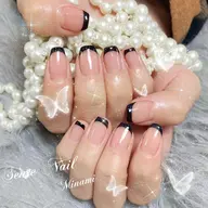 オフなしカラグラ/フレンチ(ジェルオフあり+500円)(パラジェルあり)