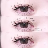 【 上まつ毛エクステ𝟭𝟰𝟬本 】フラットラッシュ ✦