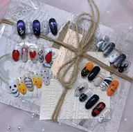 【ハンド】ハロウィンデザイン¥7980初回ジェルオフ無料