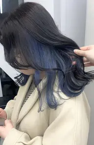 💕チラ見えが可愛い♡インナーカラー（ピンク/ラベンダー/ブルー）🎀