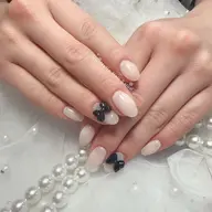 見れてる今お🉐【初回オフ無料ケア込】✨極上ワンカラー＋1200円パーツ2️⃣個✨ミニモ限定🤍パラジェル取扱店🤍