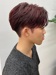 メンズカット+ハイライト+カラー+トリートメント