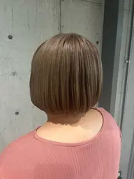 🔥メンテナンスカット無料+根本リタッチ+艶髪カラー+艶トリートメント🔥 #艶ハイトーン#ベージュ#暖色#寒色