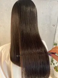 色気溢れる艶髪に 🫧 髪質改善inケアカラー+TOKIO超音波トリートメント ✨