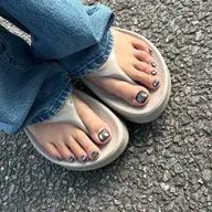 ニュアンスネイル◎フットマグネット・ミラー・オーロラコース