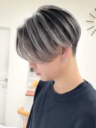 メンズダブルカラー✨ブリーチ+オンカラー¥