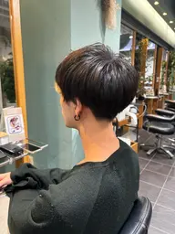 メンズカット＋眉カット＋極上スカルプヘッドスパ（30min）+2stepトリートメント