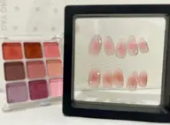 【ふんわり可愛い！】★チークネイル ストーン10個付き オフ込み