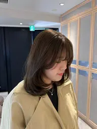 《学割》ワンカラー🦓透明感抜群ケアカラー(spaシャン＆トリートメント付)ロング料金なし⦿