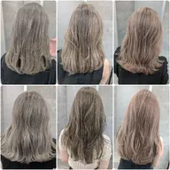 🌈ダブルカラー（ケアブリーチ）+コラーゲントリートメント🌈完璧な艶とハイトーンスタイル。