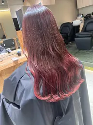 《💞ミニモ限定クーポン💞》【🔥ブリーチ使用グラデーションカラー+1stepトリートメント🔥】(イルミナ変更可)