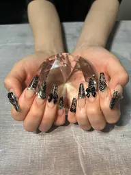 チップ長さだし10本自店オフシンプルありデザインフリー