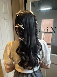 ケアカラー+ヘアセット🧸🤎