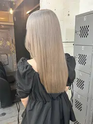 🍃新規U24限定 カット＆ケアダブルカラー ケアブリーチ＋カット+カラー　リタッチも◎韓国/ウルフ/レイヤー/代官山