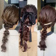 🫧ゆるふわアレンジからフォーマルタイトセットまで幅広く対応🫧結婚式参列や大事な日のセットお任せください🫧