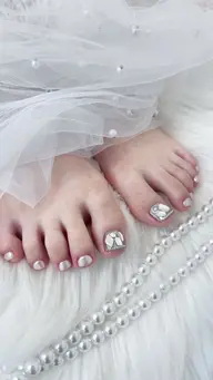 【フットバス付き️🫧】10本持ち込みフットデザイン🦶🏻🩶