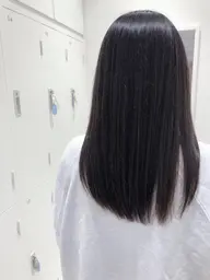 前髪縮毛矯正＋ブロー+指名料金