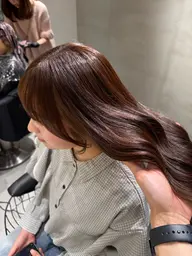 【白髪染め】リタッチカラー➕トリートメント(超音波アイロン付き)