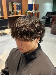 【ミニモ学割限定】メンズカット＋特殊パーマ(波巻き、ツイスパ、シャドウパーマ)