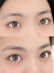 【人気No. 1】🌈美眉スタイリング&ラッシュリフト上🌈［wax脱毛・毛抜き・カット・メイク］