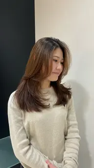 ロングカット+ヘアカラー✨⭐️