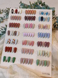 初回オフ無料　定額シンプルDesignコース（47種類から選べる)カラーの変更可