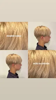 ブリーチカラー+トリートメント ロング料金+1000円