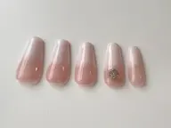 オフィス系💅グラデーションネイル（ベースカラーあり）✨3500✨オフ有＋1500円🉑